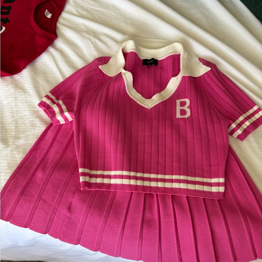 Pink Kids Polo Shirt by